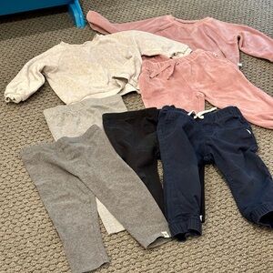 Kids Assorted Color Bottoms Set